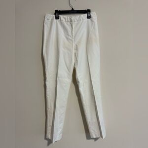 NIC+ZOE Classic White Ankle Pant. Size 4. Pristine Condition.